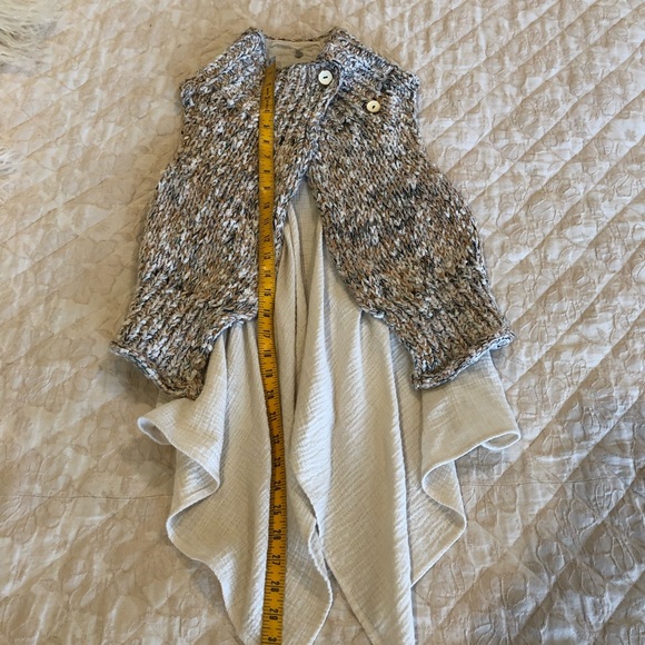 Anthropologie Sweater Vest with Cotton Fabric - Picture 9 of 9